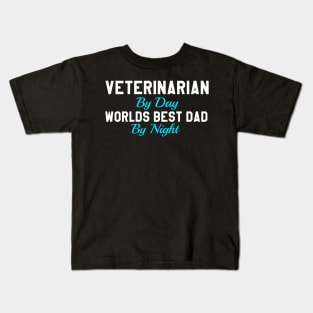 Veterinarian dAD Kids T-Shirt